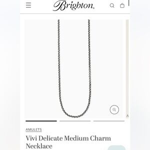 Brighton Vivi Delicate Medium Charm Necklace NWT